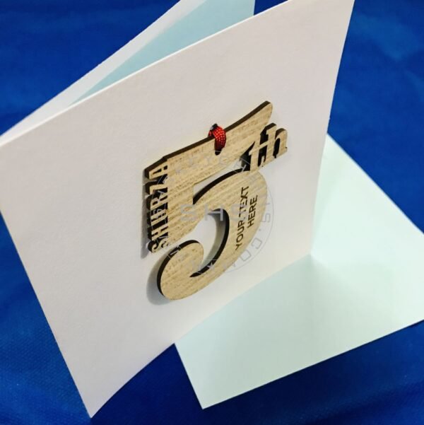 Greeting Card - Customizable Anniversary Date - Image 2