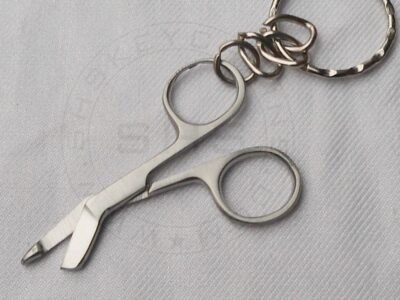 Keyring - Miniature Bandage Scissors Stainless Steel