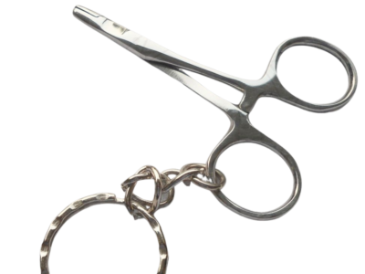 Keyring - Miniature Needle Holder and Scissors