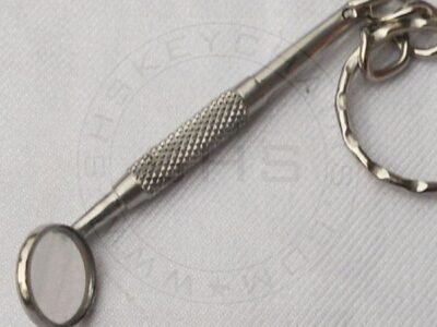 Keyring - Stainless Steel Dental Mirror