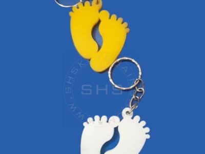 Plastic keychains