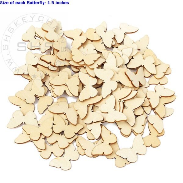 Laser Cut Butterflies-1.5 inch- Pack of 100