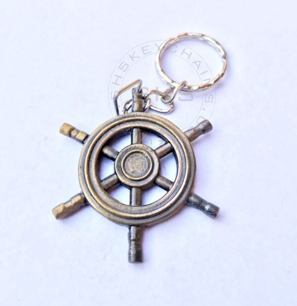 Ship Wheel keyring