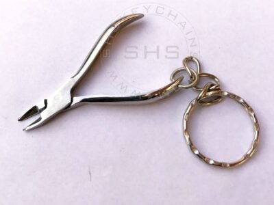 Miniature Nail Nipper Keychain - Stainless Steel
