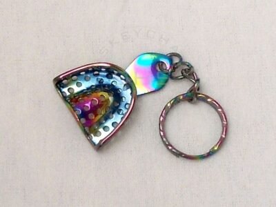 Miniature Impression Tray Keychain Plasma Coated-SS