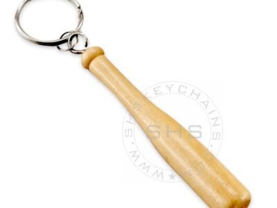 Miniature Baseball Wooden Club keyring